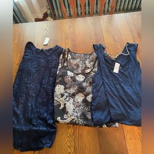 Women’s dress Tank tops 2x/3x. You get all 3 with purchase